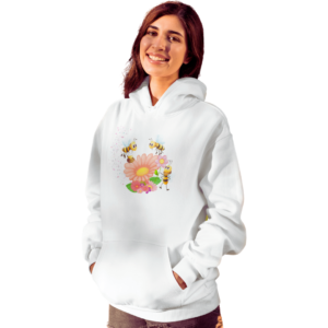 Moletom Canguru Feminino - Edição Abelha