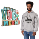 Moletom Com Zíper Unissex
