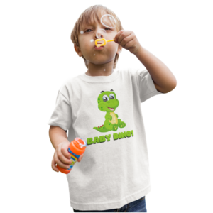 T-Shirt Infantil Quality - Edição "Dino Baby"